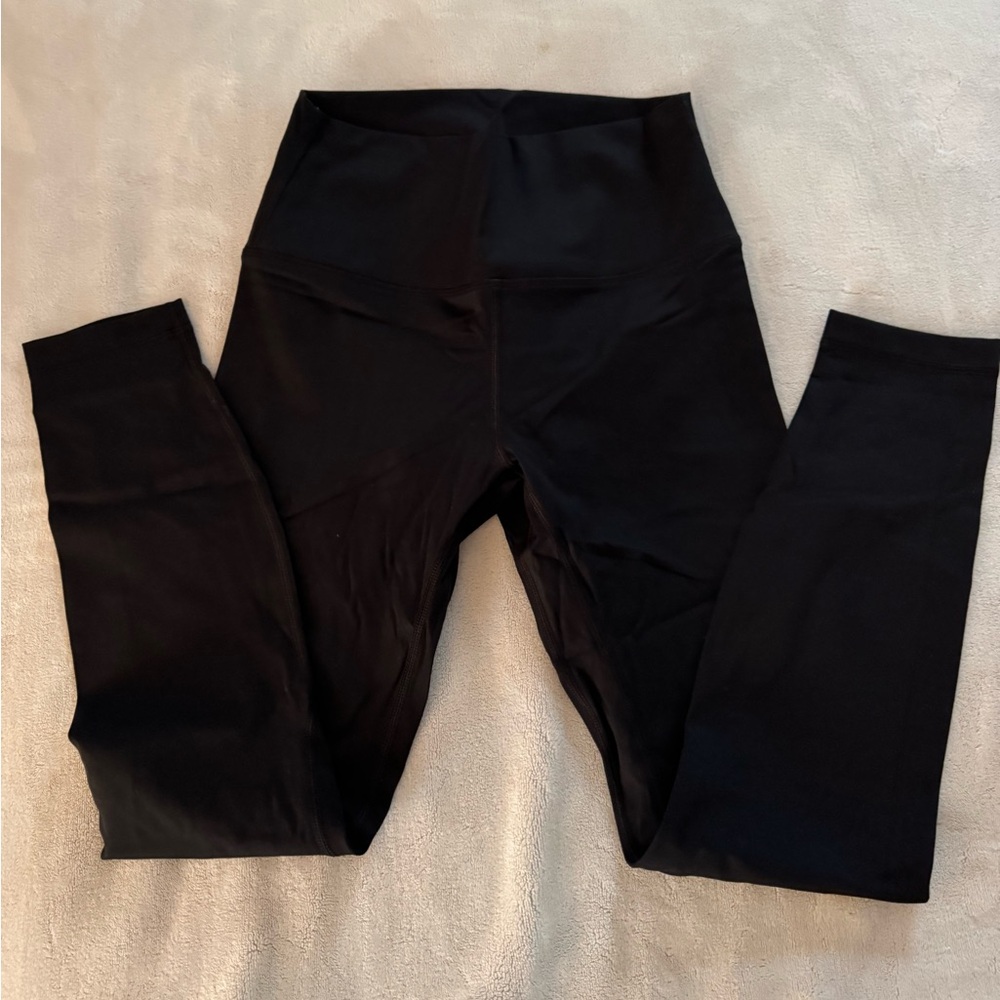 Elegant Black High-Rise Leggings
